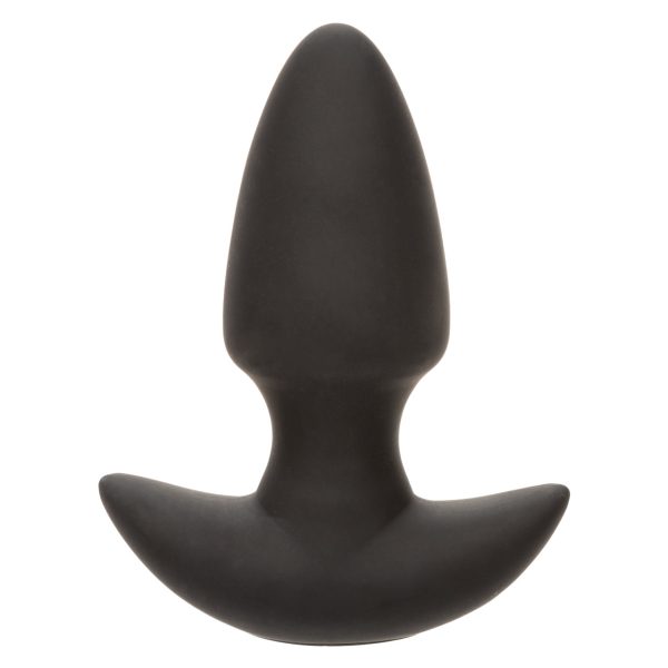 Vue latérale de la tige ondulée en silicone noir